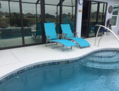 Matching Aqua lounge chairs The Villages Florida