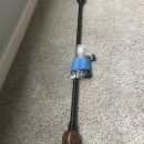 Single Decorative Curtain Rod with Wood Finial . The Villages Florida