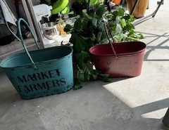 Decorative Flower Buckets The Villages Florida