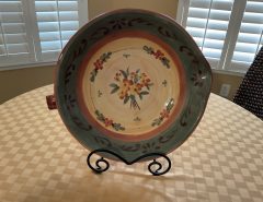 Certified International Bowl – Tuscan Landscape Dish & Stand The Villages Florida