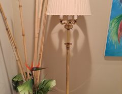 Antique brass floor lamp 3 bulb candelabra, 1 bulb, 4 total  $45 The Villages Florida