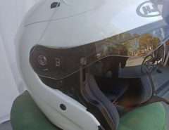 White open face helmet The Villages Florida