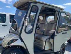 2012 Yamaha Gas Golf Cart with Curtis Cab and Luxury Seats The Villages Florida