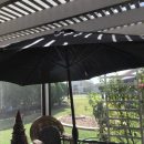 3 pieces patio furniture with umbrella The Villages Florida