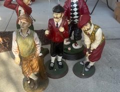 Golfer Statues Set of 5 The Villages Florida