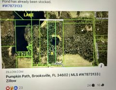 14.3 acres near Spring Lake…Buildable private The Villages Florida