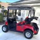 2021 Gas EZGO Golf Cart Mint – Inferno Red The Villages Florida