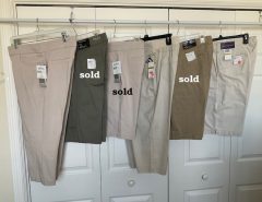 NEW WITH TAGS ON…..3 pairs of size 14 ladies capris and knee shorts The Villages Florida