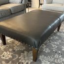 Leather Ottoman – Like new The Villages Florida