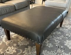 Leather Ottoman – Like new The Villages Florida