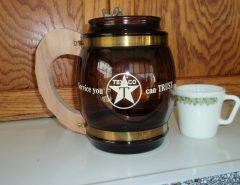 Large glass “TEXACO” mug The Villages Florida