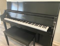 PIANO. Kawai Upright in Black Satin. The Villages Florida