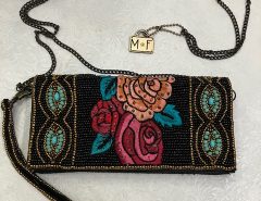 Beautiful vintage wallet. Hand beaded. The Villages Florida