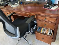 Desk, desk chair, and 2 drawer file cabinet The Villages Florida