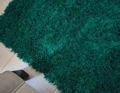 Teal 8’ x10’ short pile area rug The Villages Florida