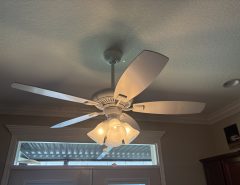 48″ White Ceiling Fan with Light Kit and Remote The Villages Florida