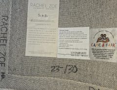 Rachel Zoe Area Rug- Blue/White- 5×8- The Villages Florida