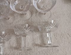 Twelve Waterford Crystal Sherbert/Champagne Glasses Colleen Pattern The Villages Florida