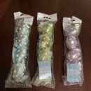 Set of three foil wrapped Easter Egg Garland The Villages Florida