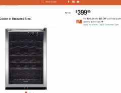 36-Bottle Wine Cooler – Sleek, Spacious, and Temperature-Controlled The Villages Florida