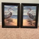 Pair of Heron Shorebird Pictures The Villages Florida