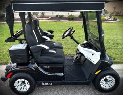 2019 Yamaha QuieTech Drive2 EFI Gas Golf Cart: Like New Condition The Villages Florida