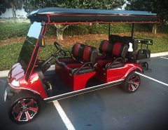 2021 Evolution Factory 6 Passenger Golf Cart – Like New Condition The Villages Florida