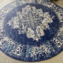 blue round area rug The Villages Florida