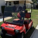 RED CLUB CAR GOLF CART The Villages Florida