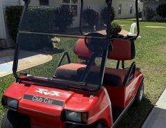 RED CLUB CAR GOLF CART The Villages Florida