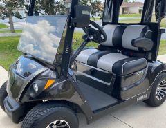 2019 Yamaha QUIETECH GAS Custom Carbon Fiber Golf cart The Villages Florida