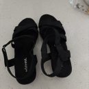 Ladies Size 8-1/2 Black Sandals The Villages Florida