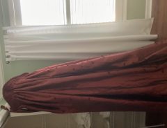 Beautiful Thai silk claret curtains The Villages Florida