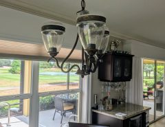 3 light chandelier The Villages Florida