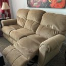 Power reclining sofa with usb charging and Leather La-Z-boy recliner The Villages Florida