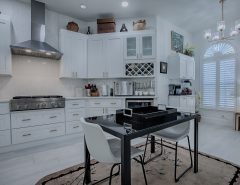 Black Glass Top Table with 2 Chairs The Villages Florida