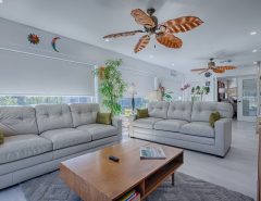 White Leather Sofa The Villages Florida