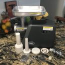 Countertop Meat Grinder/Sausage Stuffer  – Excellent Condition – Includes all attachments – $30.00 The Villages Florida