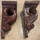 Corbels/Decorator Curtain Rod Holders/Shelves x 4 The Villages Florida