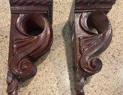Corbels/Decorator Curtain Rod Holders/Shelves x 4 The Villages Florida