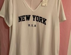 2 very cute ladies Oversized tee shirts XXL,  Retail $35-$40. each.…2 are NEW, sell for $5. each The Villages Florida
