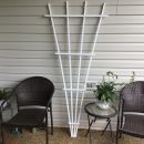 72” white trellis The Villages Florida