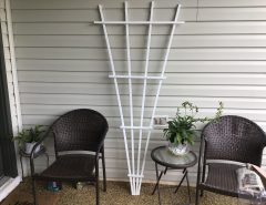 72” white trellis The Villages Florida