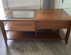 Blond cherrywood coffee table The Villages Florida
