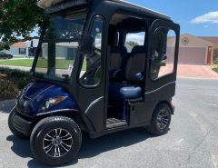 2013 Gas EFI Yamaha Golf Cart with Sleekline Cab and High-End Seats The Villages Florida