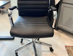 Pneumatic Height Adjustable Desk/Table & Bonded Leather Office Chair The Villages Florida