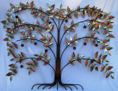 C. Jere Brass Tree of LIfe Wall Art Sculpture…Signed and Dated The Villages Florida