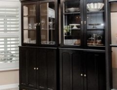 One Year-Old: 2 Black China Cabinets The Villages Florida