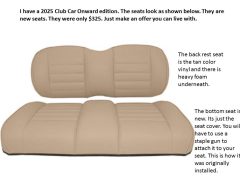 Brand new golf seats The Villages Florida