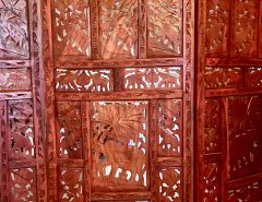 HAND CARVED ASIAN WOOD DIVIDER The Villages Florida